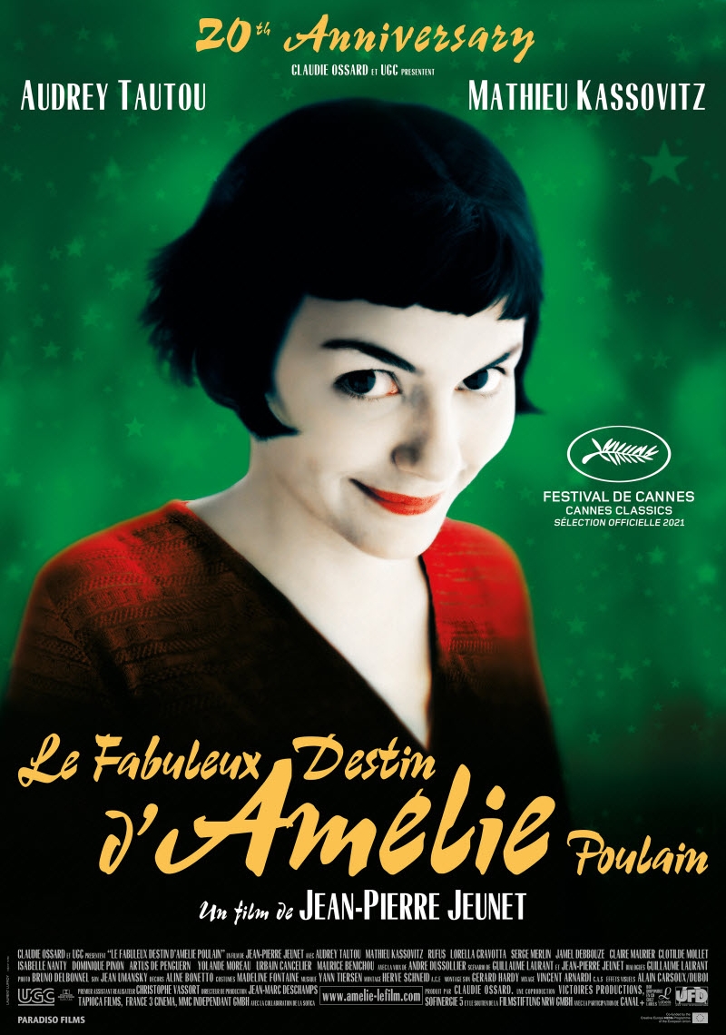 20th anniversary Amélie Poulain Paradisofilms