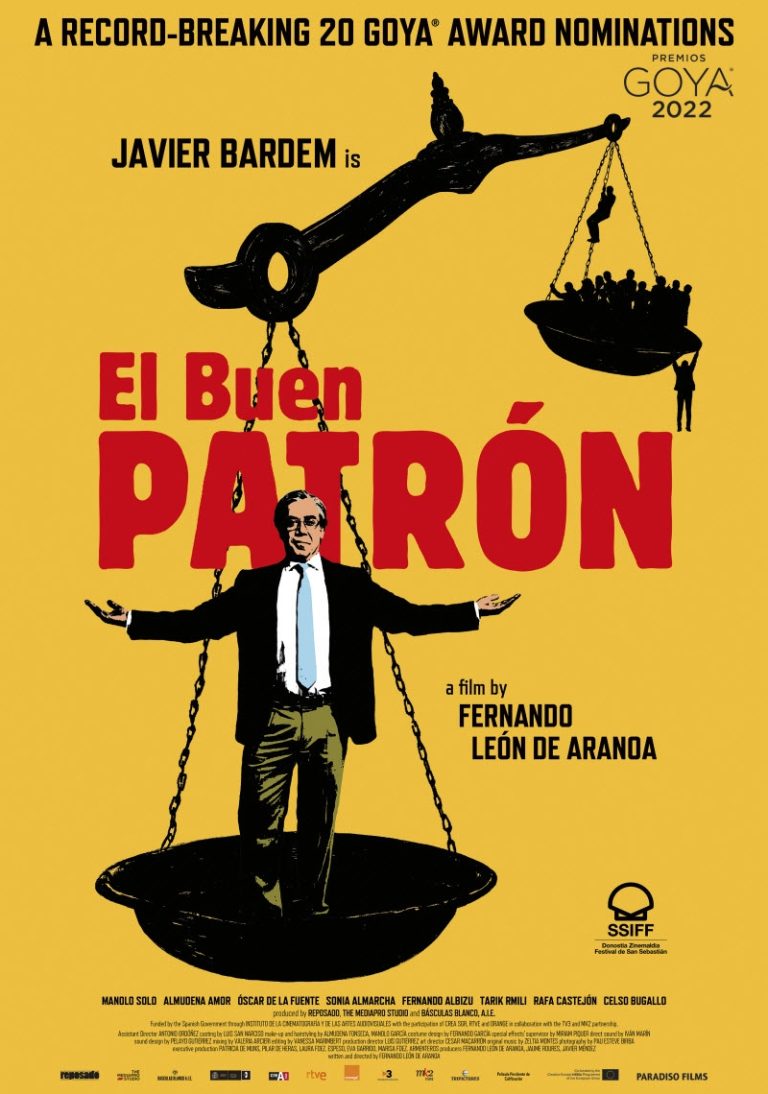 El Buen Patron The good boss Movie Poster distributed by Paradisofilms