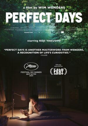 Poster image for movie PERFECT DAYS distributed by Paradisofilms Belgium