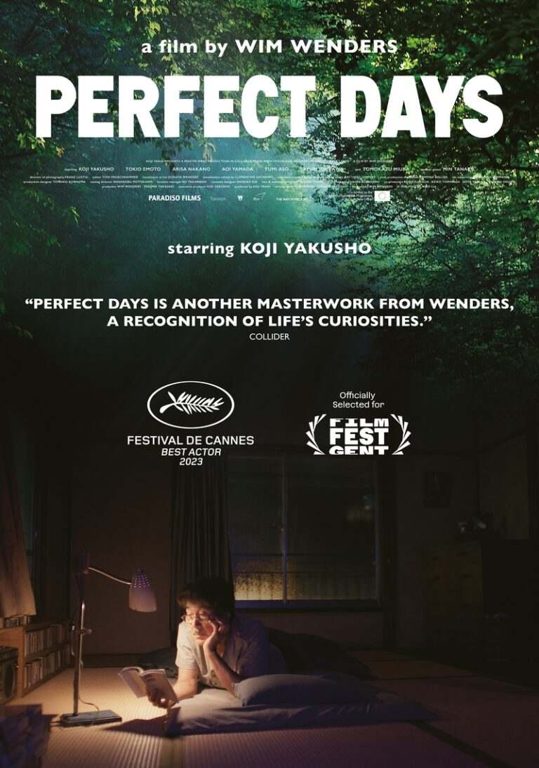 Poster image for movie PERFECT DAYS distributed by Paradisofilms Belgium