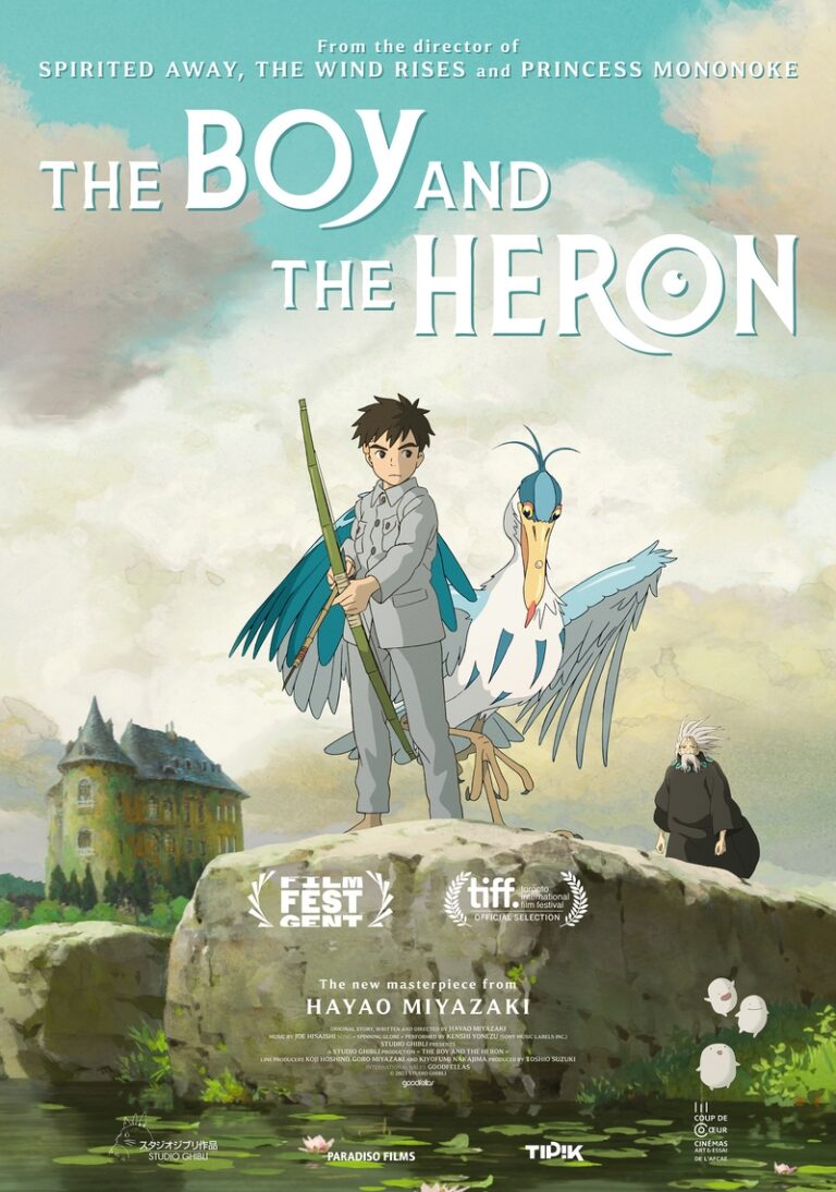 Poster image for movie THE BOY AND THE HERON distributed by Paradisofilms Belgium