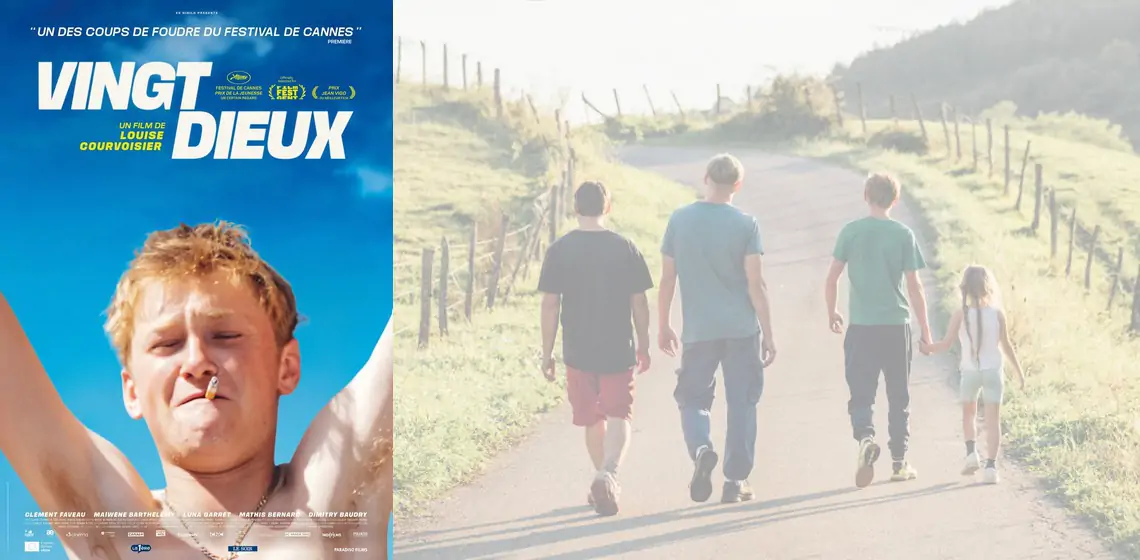 Hero image with Poster for movie VINGT DIEUX distributed by Paradisofilms Belgium