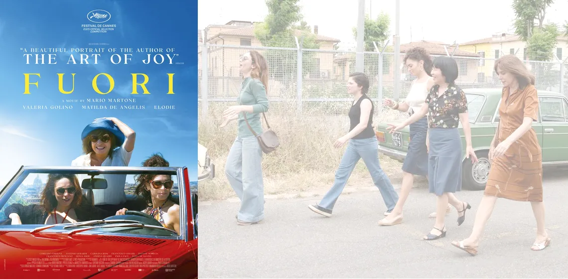 Hero image with Poster for movie FUORI distributed by Paradisofilms Belgium